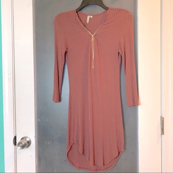 Urban Outfitters Dresses & Skirts - Urban Outfitters| Ribbed Zipper Dress